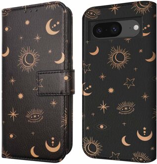 Imoshion Design Bookcase voor de Google Pixel 8a - Sky Black Meerkleurig