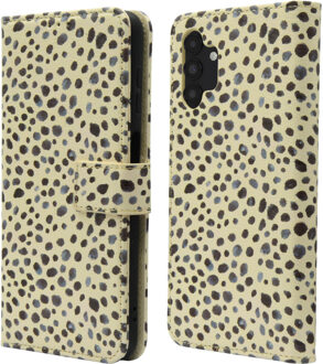 Imoshion Design Bookcase voor de Samsung Galaxy A13 (5G) - Black And White Dots Meerkleurig