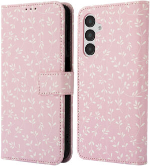 Imoshion Design Bookcase voor de Samsung Galaxy A16 - Pink Bazaar Flowers Meerkleurig