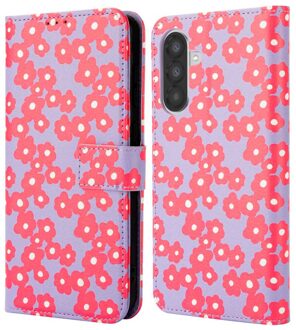 Imoshion Design Bookcase voor de Samsung Galaxy A26 - Dusty Rose Blossoms Meerkleurig
