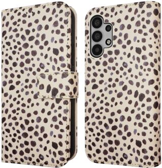 Imoshion Design Bookcase voor de Samsung Galaxy A32 (5G) - Black And White Dots Meerkleurig