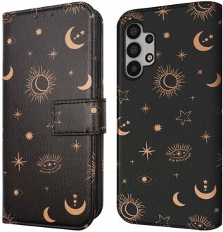 Imoshion Design Bookcase voor de Samsung Galaxy A32 (5G) - Sky Black Meerkleurig