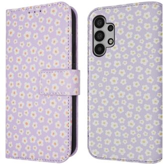 Imoshion Design Bookcase voor de Samsung Galaxy A32 (5G) - White Daisy Meerkleurig