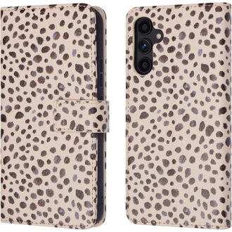 Imoshion Design Bookcase voor de Samsung Galaxy A34 (5G) - Black And White Dots Meerkleurig