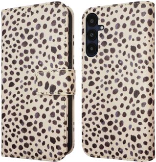 Imoshion Design Bookcase voor de Samsung Galaxy A35 - Black And White Dots Meerkleurig