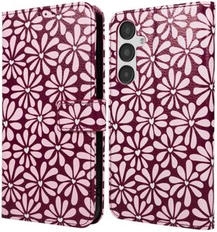 Imoshion Design Bookcase voor de Samsung Galaxy A35 - Bloom Love Blush Meerkleurig