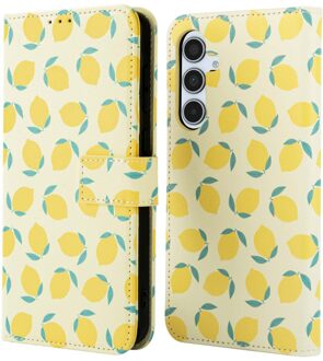 Imoshion Design Bookcase voor de Samsung Galaxy A35 - Citrus Dream Meerkleurig