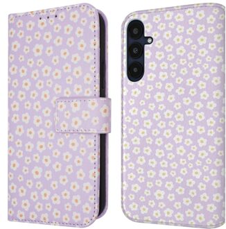 Imoshion Design Bookcase voor de Samsung Galaxy A35 - White Daisy Meerkleurig
