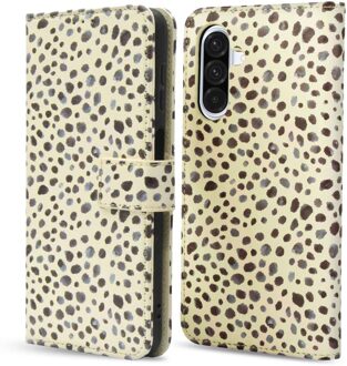 Imoshion Design Bookcase voor de Samsung Galaxy A36 - Black And White Dots Meerkleurig