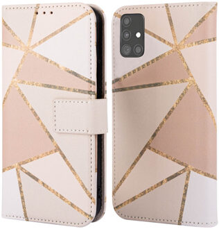 Imoshion Design Bookcase voor de Samsung Galaxy A51 - Beige Graphic Meerkleurig