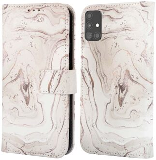 Imoshion Design Bookcase voor de Samsung Galaxy A51 - Sandy Marble Meerkleurig