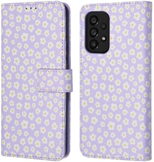 Imoshion Design Bookcase voor de Samsung Galaxy A53 - White Daisy Meerkleurig