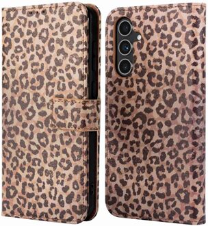 Imoshion Design Bookcase voor de Samsung Galaxy A54 (5G) - Leopard Mood Meerkleurig