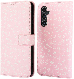 Imoshion Design Bookcase voor de Samsung Galaxy A54 (5G) - Pink Bazaar Flowers Meerkleurig