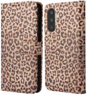 Imoshion Design Bookcase voor de Samsung Galaxy A56 - Leopard Mood Meerkleurig