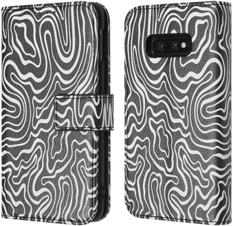 Imoshion Design Bookcase voor de Samsung Galaxy S10e - Black And White Meerkleurig