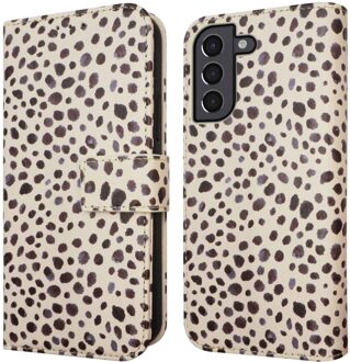 Imoshion Design Bookcase voor de Samsung Galaxy S21 - Black And White Dots Meerkleurig