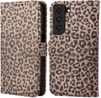Imoshion Design Bookcase voor de Samsung Galaxy S22 - Leopard Mood Meerkleurig
