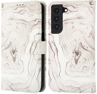 Imoshion Design Bookcase voor de Samsung Galaxy S22 - Sandy Marble Meerkleurig