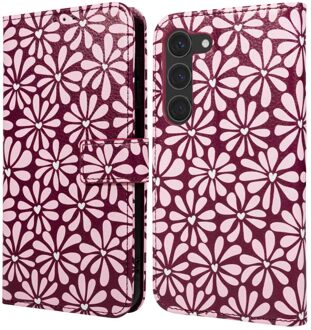 Imoshion Design Bookcase voor de Samsung Galaxy S23 - Bloom Love Blush Meerkleurig