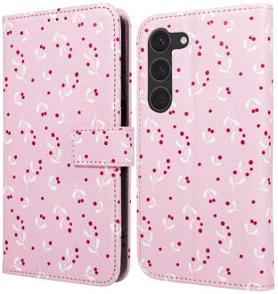 Imoshion Design Bookcase voor de Samsung Galaxy S23 - Blush Berries Meerkleurig