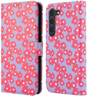 Imoshion Design Bookcase voor de Samsung Galaxy S23 - Dusty Rose Blossoms Meerkleurig