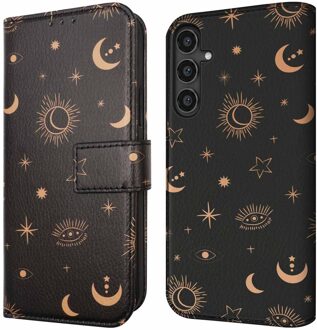 Imoshion Design Bookcase voor de Samsung Galaxy S23 FE - Sky Black Meerkleurig