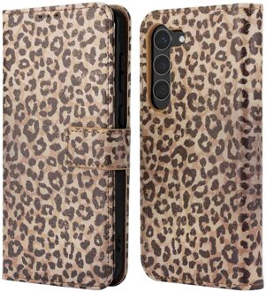 Imoshion Design Bookcase voor de Samsung Galaxy S23 - Leopard Mood Meerkleurig
