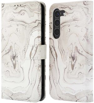 Imoshion Design Bookcase voor de Samsung Galaxy S23 - Sandy Marble Meerkleurig