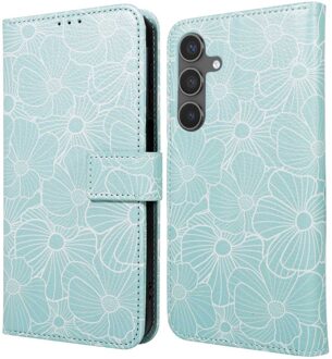 Imoshion Design Bookcase voor de Samsung Galaxy S24 - Botanica Groen