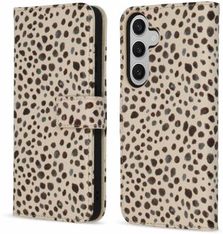Imoshion Design Bookcase voor de Samsung Galaxy S24 Plus - Black And White Dots Meerkleurig