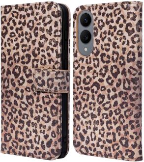 Imoshion Design Bookcase voor de Samsung Galaxy S25 Edge - Leopard Mood Meerkleurig