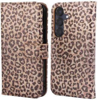 Imoshion Design Bookcase voor de Samsung Galaxy S25 - Leopard Mood Meerkleurig