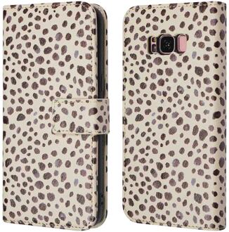 Imoshion Design Bookcase voor de Samsung Galaxy S8 - Black And White Dots Meerkleurig