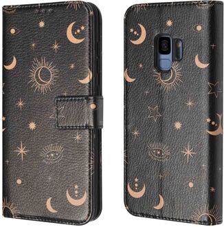 Imoshion Design Bookcase voor de Samsung Galaxy S9 - Sky Black Meerkleurig