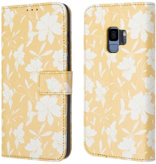 Imoshion Design Bookcase voor de Samsung Galaxy S9 - Yellow Flowers Meerkleurig