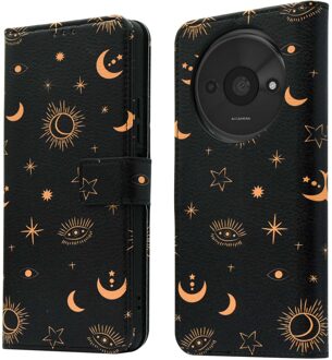 Imoshion Design Bookcase voor de Xiaomi Redmi A3 - Sky Black Meerkleurig