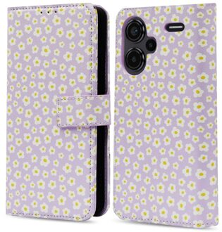 Imoshion Design Bookcase voor de Xiaomi Redmi Note 13 Pro Plus (5G) - White Daisy Meerkleurig