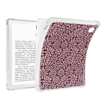 Imoshion Design Clear Backcover voor de Kobo Libra Colour - Bloom Love Blush Meerkleurig
