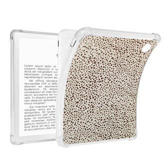 Imoshion Design Clear Backcover voor de Kobo Libra Colour - Desert Dots Meerkleurig