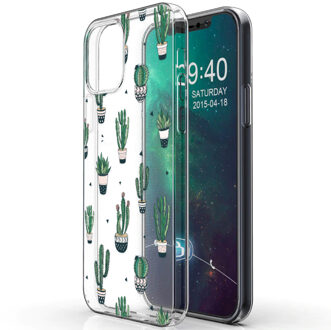 Imoshion Design hoesje iPhone 12 (Pro) - Cactus - Groen - 6.1