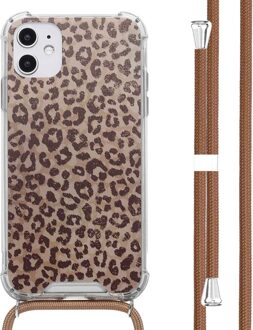Imoshion Design hoesje met koord voor de Apple iPhone 11 - Leopard Mood Meerkleurig - 6.1