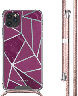 Imoshion Design hoesje met koord voor de Apple iPhone 11 Pro - Bordeaux Graphic Meerkleurig - 5.8
