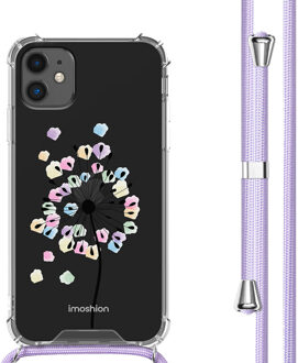 Imoshion Design hoesje met koord voor de Apple iPhone 11 - Sandstone Dandelion Meerkleurig - 6.1