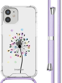Imoshion Design hoesje met koord voor de Apple iPhone 12 Mini - Sandstone Dandelion Meerkleurig - 5.4