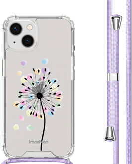 Imoshion Design hoesje met koord voor de Apple iPhone 13 - Sandstone Dandelion Meerkleurig