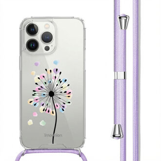Imoshion Design hoesje met koord voor de Apple iPhone 14 Pro Max - Sandstone Dandelion Meerkleurig - 6.7