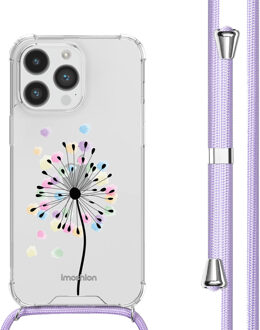 Imoshion Design hoesje met koord voor de Apple iPhone 14 Pro - Sandstone Dandelion Meerkleurig - 6.1