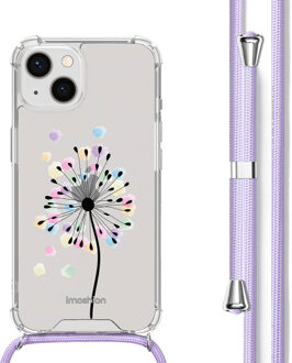 Imoshion Design hoesje met koord voor de Apple iPhone 14 - Sandstone Dandelion Meerkleurig - 6.06