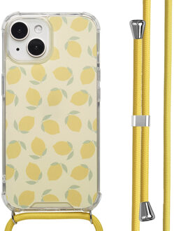 Imoshion Design hoesje met koord voor de Apple iPhone 15 - Citrus Dream Meerkleurig